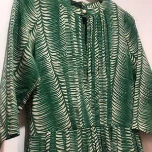 Tracy Reese Bracelet Sleeve Bubble Hem Dress